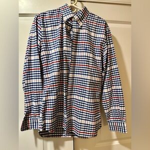 Men’s Brooks Brothers Red Fleece Checkered Shirt - M